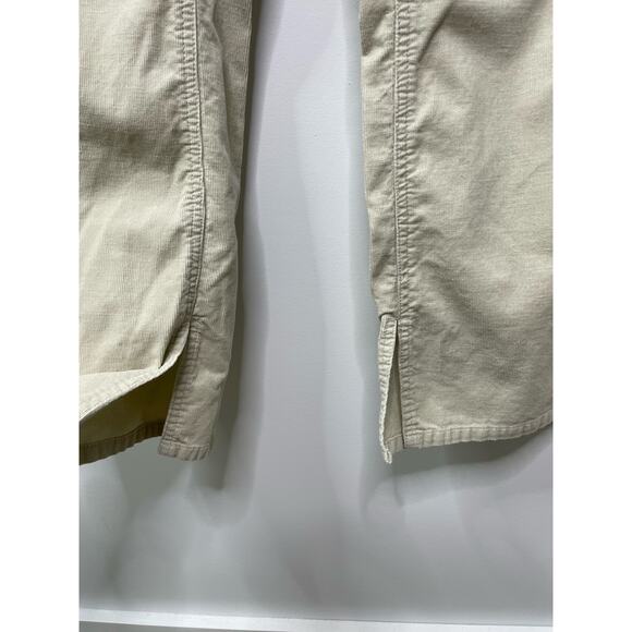 Y2K Vintage Old Navy Mid Rise Straight Leg Corduroy Jeans 100% Cotton Beige 8 - Picture 4 of 10